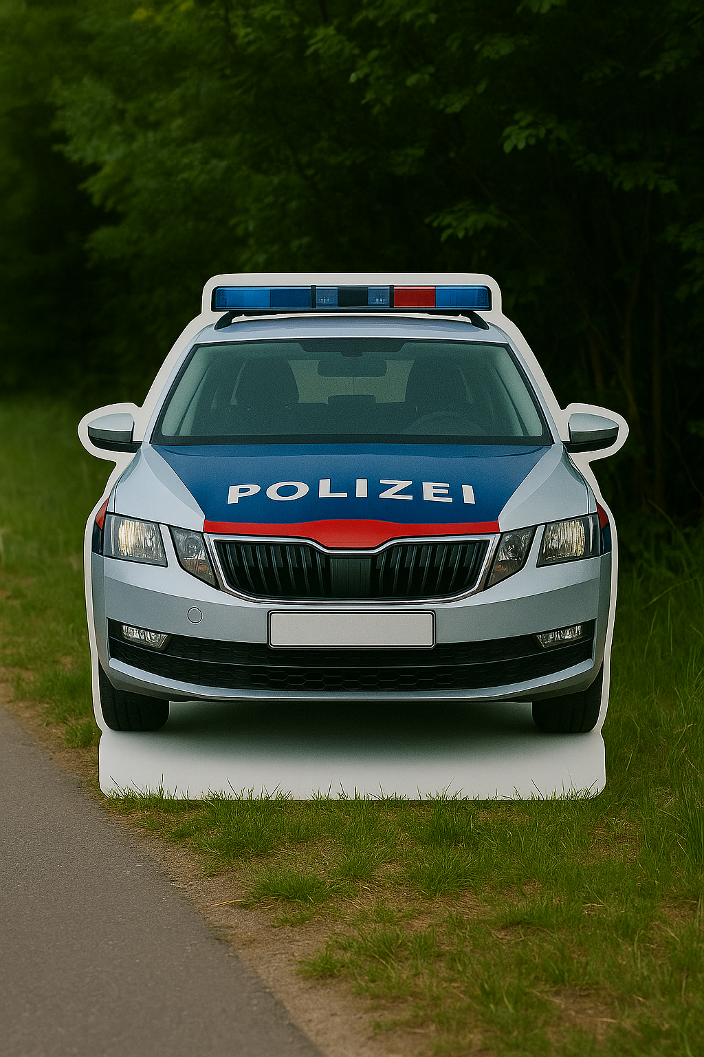 Tag: Polizeiauto-Attrappe